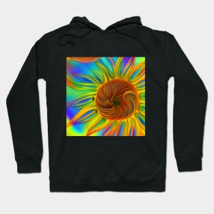 Spiral Sunflower Hoodie